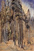 Emily Carr Forest Edge and Sky oil painting